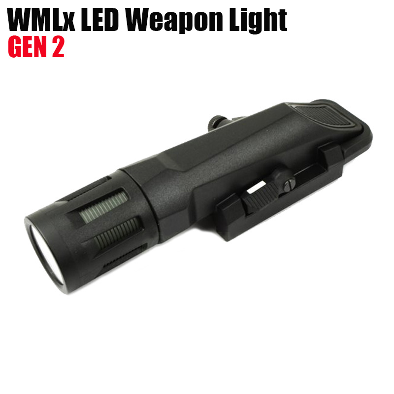 WMLx GEN 2 Enhanced Edition Tactical Illuminator Weapon Light BK